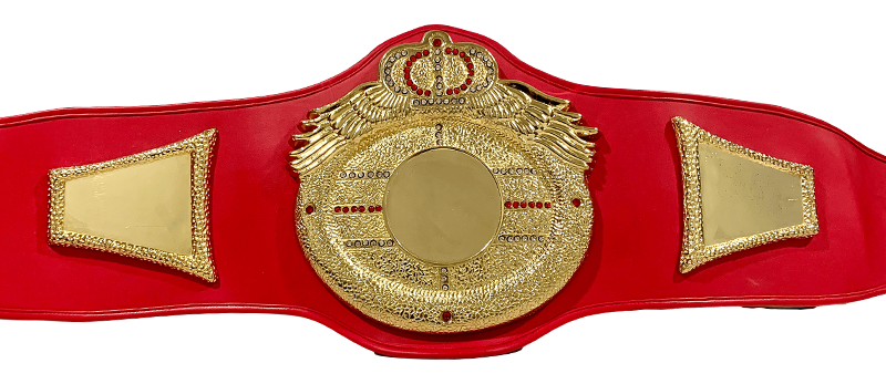 Victory Heavy DC Red Championship Belt